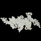 Sew-On Diamante Floral Design Motif